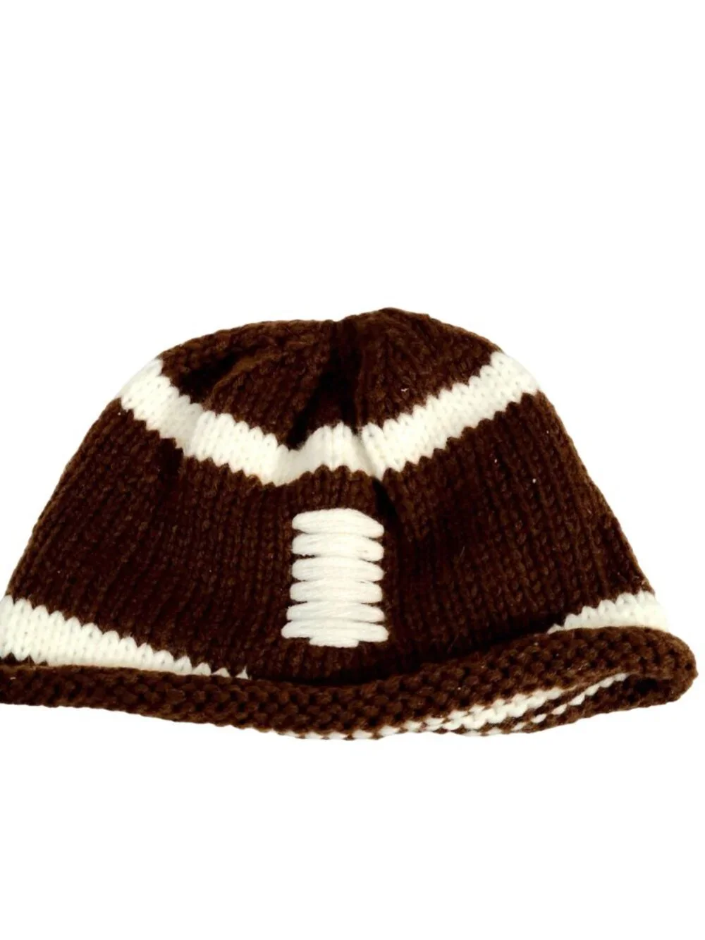 Beanie Hat Football Set Crochet Cap Leg Warmers Leggings Baby Boy Girl Knit New